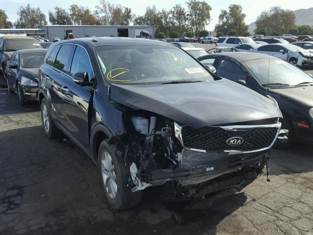 5XYPG4A31HG258124 - 2017 KIA SORENTO LX BLACK photo 1