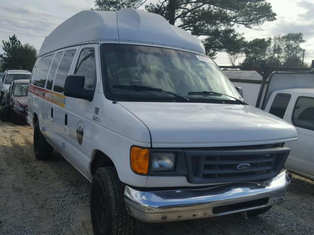 1FTNS24W67DA04938 - 2007 FORD ECONOLINE WHITE photo 1