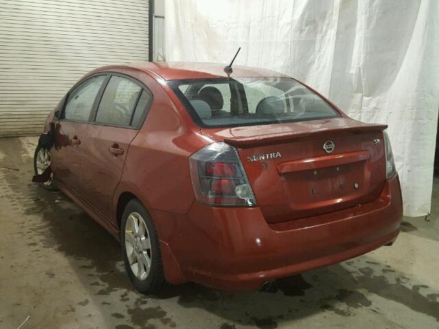 3N1AB6AP5AL606897 - 2010 NISSAN SENTRA 2.0 RED photo 3