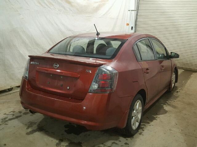 3N1AB6AP5AL606897 - 2010 NISSAN SENTRA 2.0 RED photo 4