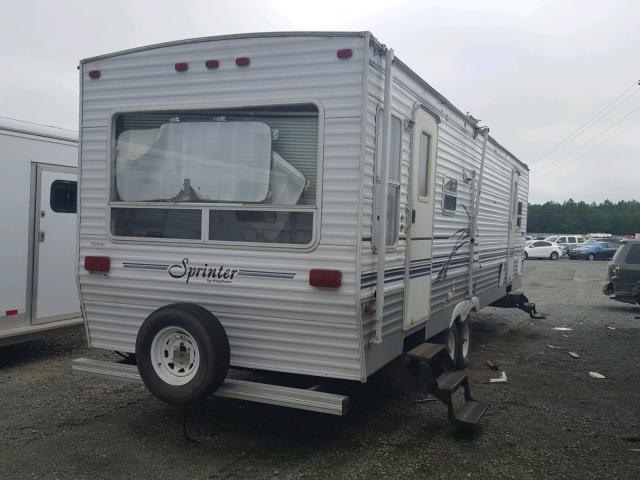 4YDT2992931207868 - 2003 KEYSTONE SPRINTER WHITE photo 4
