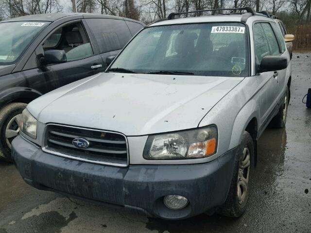 JF1SG63614H766789 - 2004 SUBARU FORESTER 2 SILVER photo 2