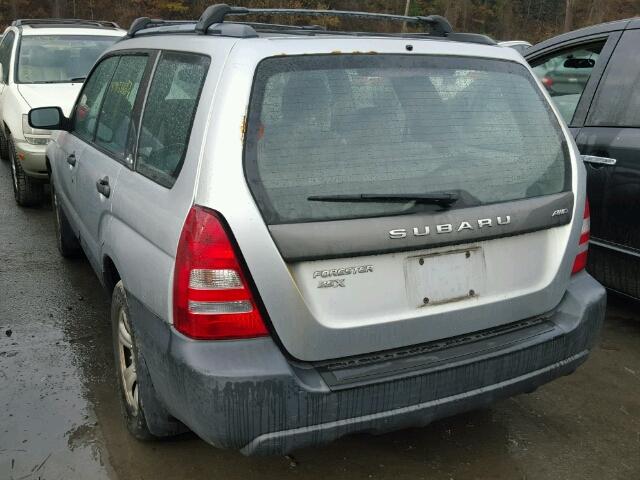 JF1SG63614H766789 - 2004 SUBARU FORESTER 2 SILVER photo 3