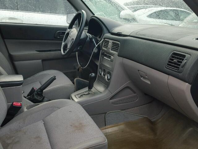 JF1SG63614H766789 - 2004 SUBARU FORESTER 2 SILVER photo 5