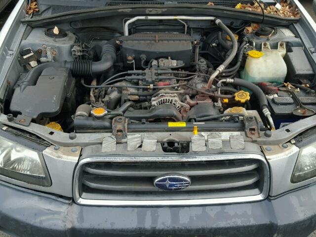 JF1SG63614H766789 - 2004 SUBARU FORESTER 2 SILVER photo 7