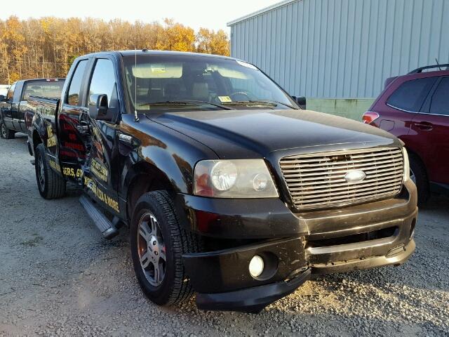 1FTPX12V77NA40128 - 2007 FORD F150 BLACK photo 1