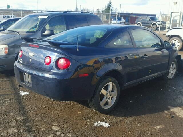 1G1AD1F54A7230076 - 2010 CHEVROLET COBALT 1LT BLUE photo 4