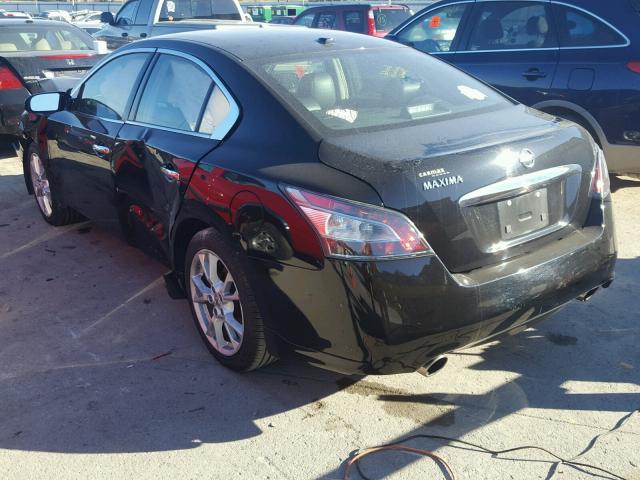 1N4AA5AP3CC808670 - 2012 NISSAN MAXIMA S Noir photo 3