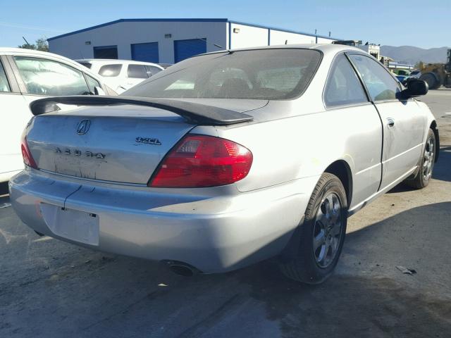 19UYA42491A001345 - 2001 ACURA 3.2CL SILVER photo 4