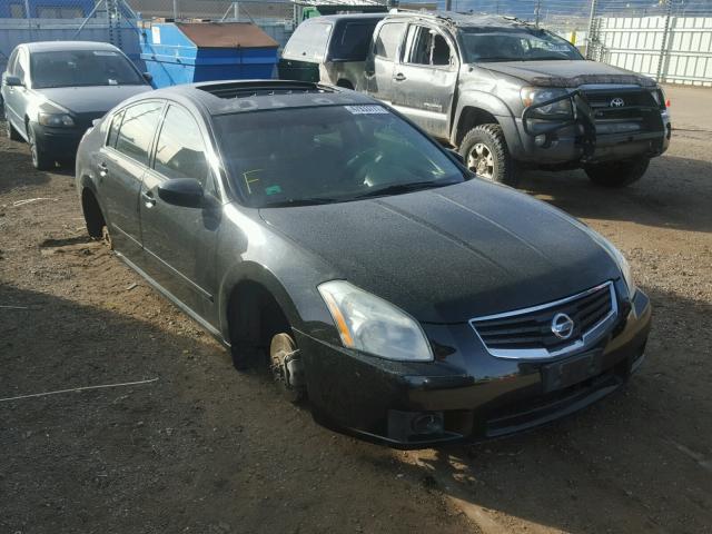 1N4BA41E88C806837 - 2008 NISSAN MAXIMA SE BLACK photo 1