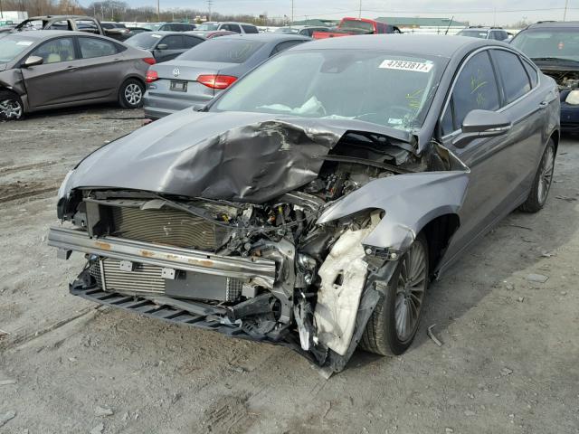 3FA6P0D94DR266745 - 2013 FORD FUSION TIT CHARCOAL photo 2