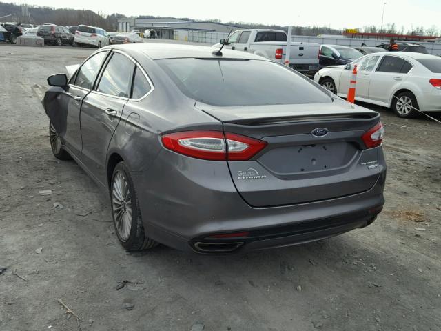 3FA6P0D94DR266745 - 2013 FORD FUSION TIT CHARCOAL photo 3