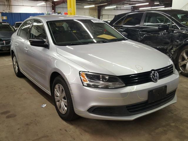 3VW2K7AJ3EM215280 - 2014 VOLKSWAGEN JETTA BASE 银色 照片 1