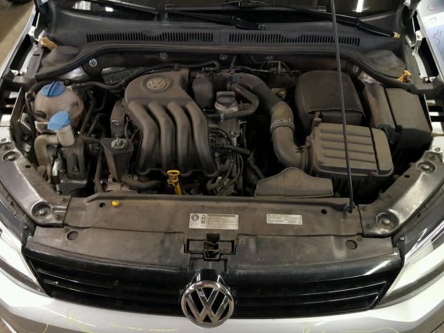 3VW2K7AJ3EM215280 - 2014 VOLKSWAGEN JETTA BASE 银色 照片 7
