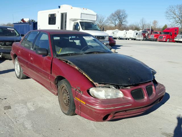 1G2NE52M7TC730483 - 1996 PONTIAC GRAND AM S MAROON photo 1