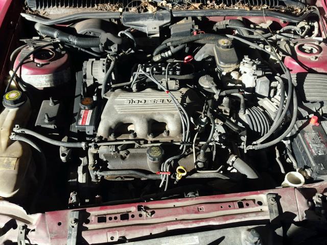 1G2NE52M7TC730483 - 1996 PONTIAC GRAND AM S MAROON photo 7