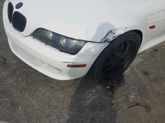 4USCJ3322VLC00891 - 1997 BMW Z3 2.8 WHITE photo 9