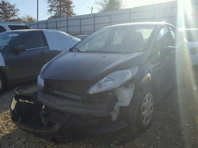 3FADP4BJ0DM227417 - 2013 FORD FIESTA SE BLACK photo 2