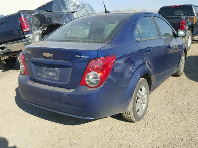 1G1JA5SH1C4228094 - 2012 CHEVROLET SONIC LS Mavi foto 4