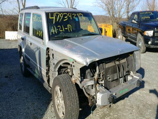 1J8HG48K36C235469 - 2006 JEEP COMMANDER SILVER photo 1