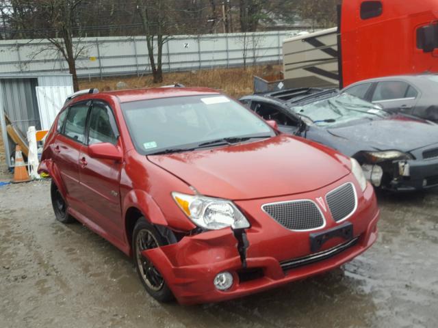 5Y2SL65898Z407078 - 2008 PONTIAC VIBE RED photo 1