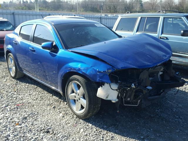 1C3CDZCGXDN531427 - 2013 DODGE AVENGER SX BLUE photo 1