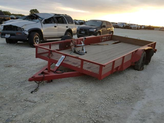 0073154480571 - 1998 UTILITY TRAILER RED photo 2