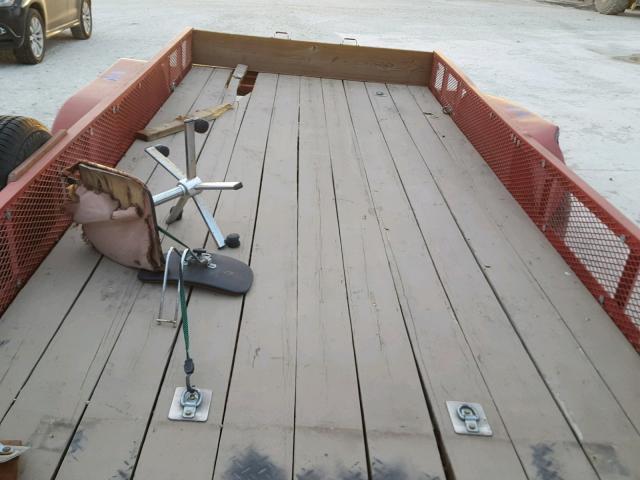 0073154480571 - 1998 UTILITY TRAILER RED photo 6