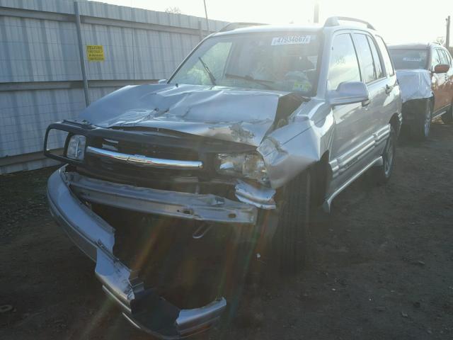 2CNBJ634636900416 - 2003 CHEVROLET TRACKER LT SILVER photo 2