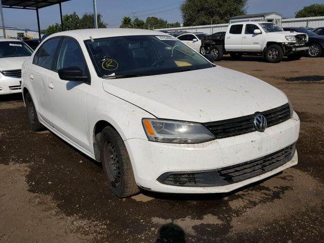 3VW2K7AJ0EM235177 - 2014 VOLKSWAGEN JETTA BASE 白色 照片 1