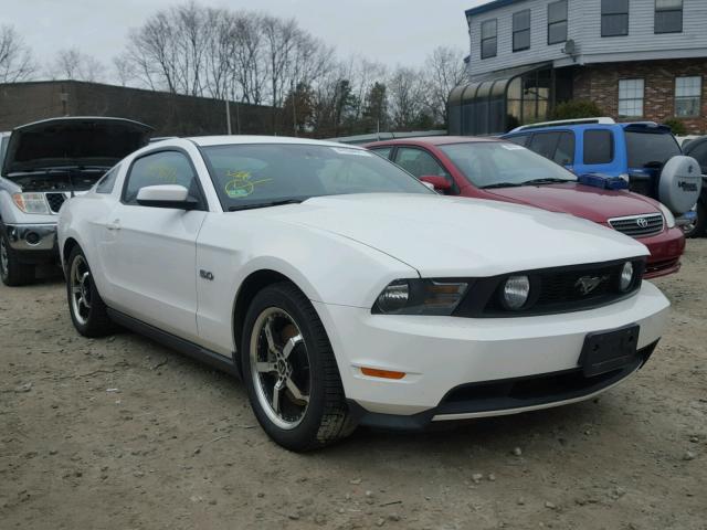 1ZVBP8CF0C5276833 - 2012 FORD MUSTANG GT WHITE photo 1