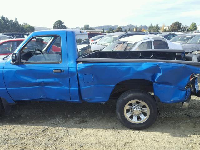 1FTYR10C4YPA01647 - 2000 FORD RANGER BLUE photo 10