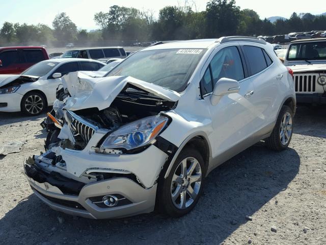 KL4CJDSB1GB714146 - 2016 BUICK ENCORE PRE WHITE photo 2