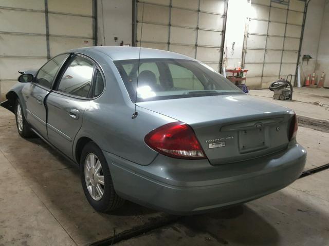 1FAFP56U57A130024 - 2007 FORD TAURUS SEL TEAL photo 3