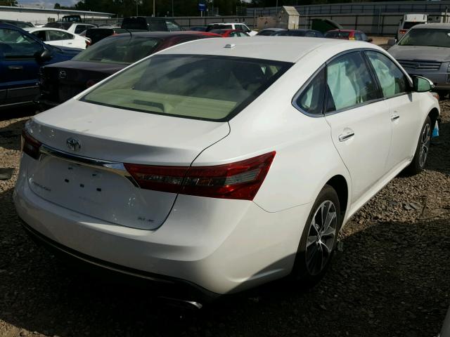 4T1BK1EB4HU245869 - 2017 TOYOTA AVALON XLE WHITE photo 4