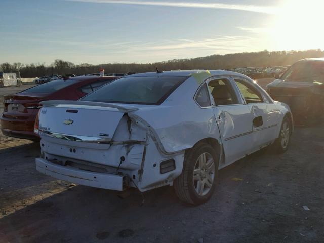 2G1WB5EK6A1180904 - 2010 CHEVROLET IMPALA LT WHITE photo 4