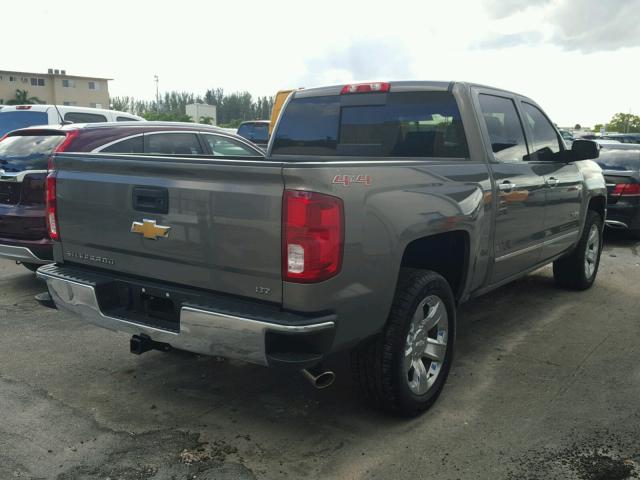 3GCUKSEC1HG279007 - 2017 CHEVROLET SILVERADO GRAY photo 4