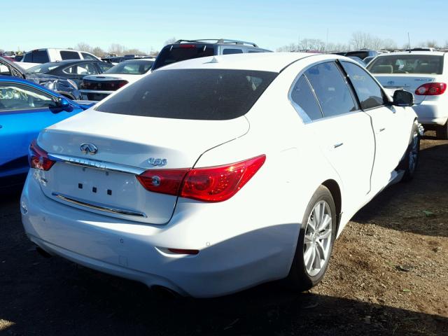 JN1EV7AR5HM832339 - 2017 INFINITI Q50 PREMIU WHITE photo 4