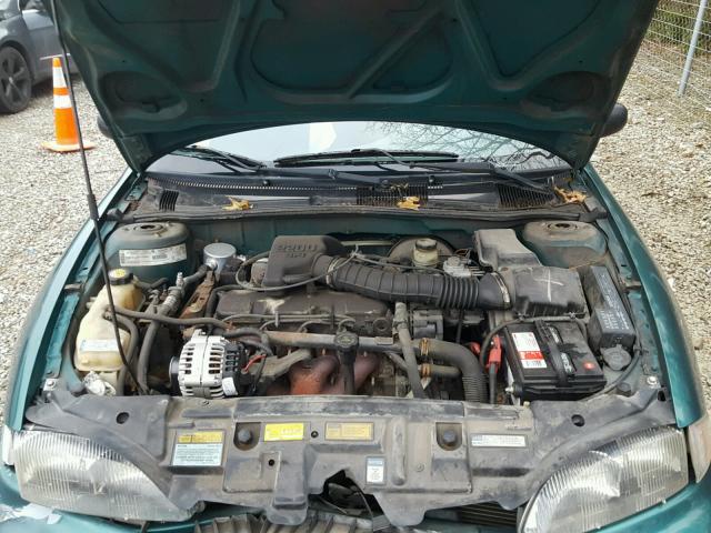 1G1JC5245X7260431 - 1999 CHEVROLET CAVALIER TEAL photo 7