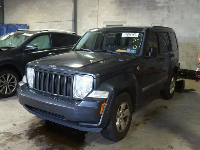 1J4PN2GK1AW153840 - 2010 JEEP LIBERTY SP CHARCOAL photo 2