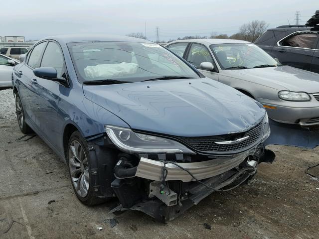 1C3CCCBB9FN555744 - 2015 CHRYSLER 200 S 蓝色 照片 1