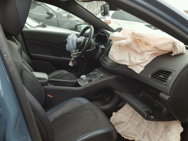 1C3CCCBB9FN555744 - 2015 CHRYSLER 200 S 蓝色 照片 5