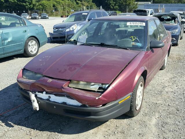 1G8ZH5283SZ105138 - 1995 SATURN SL1 PURPLE photo 2