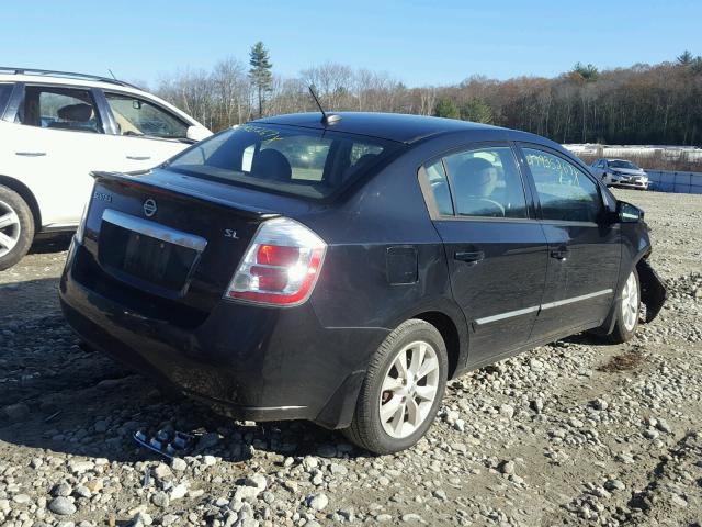 3N1AB6AP4BL609193 - 2011 NISSAN SENTRA 2.0 BLACK photo 4