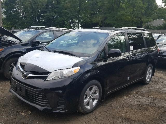 5TDKZ3DCXJS958257 - 2018 TOYOTA SIENNA LE BLACK photo 2