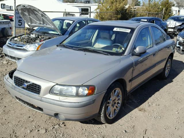 YV1RH58D222169295 - 2002 VOLVO S60 2.5T BEIGE photo 2