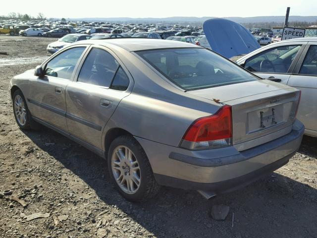 YV1RH58D222169295 - 2002 VOLVO S60 2.5T BEIGE photo 3