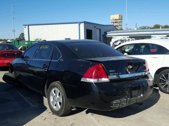 2G1WT58K879352451 - 2007 CHEVROLET IMPALA LT BLACK photo 3