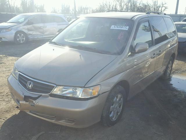 2HKRL18062H548048 - 2002 HONDA ODYSSEY EX TAN photo 2