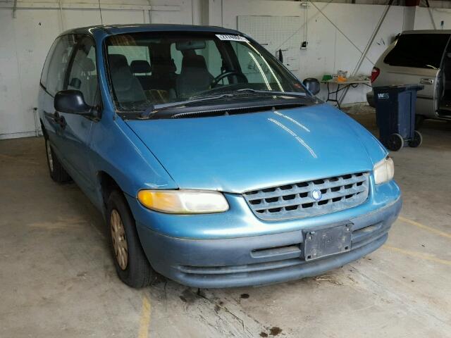 2P4FP2537XR458859 - 1999 PLYMOUTH VOYAGER BLUE photo 1